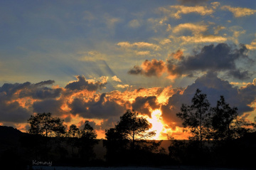 sky burning