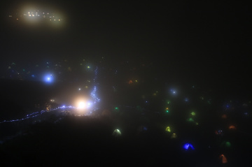 foggy night