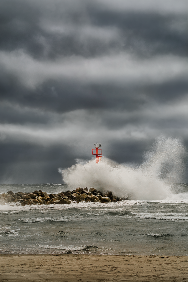 Autumn Storm Baltic Sea