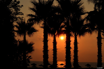 Sunset in Alanya