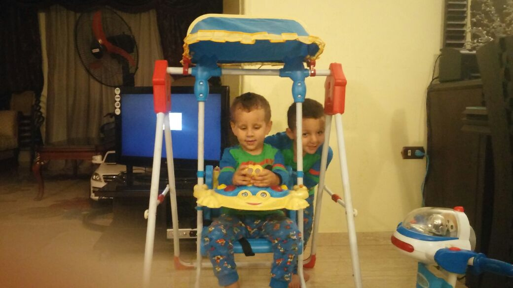 Omar & Adam My grandsons 
