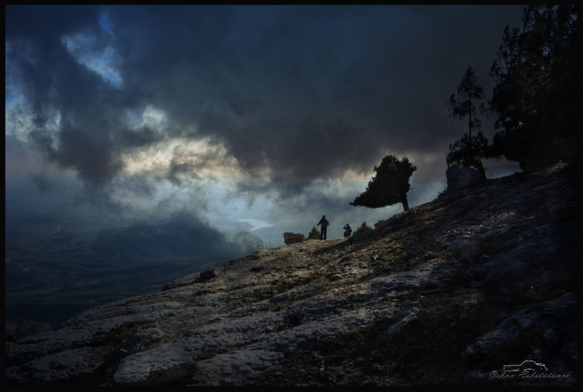 Above the clouds