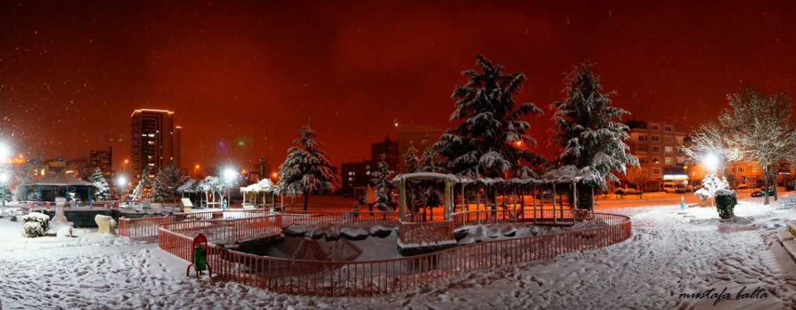 Miniciks Hayatlar Belyazı danoramik Karlı Parkı 
