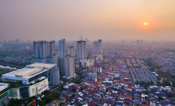 Sunset my city