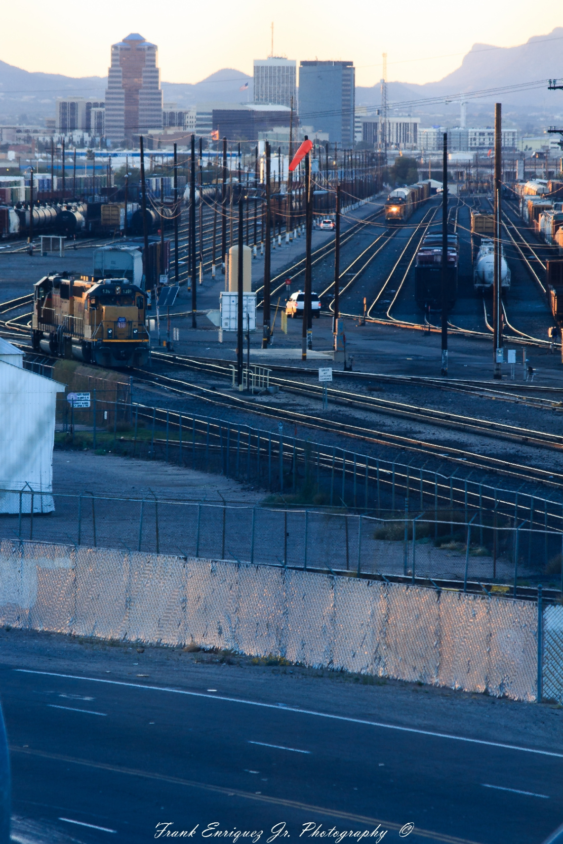 Steel Rails And Box Cars