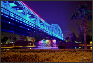 Blue bridge
