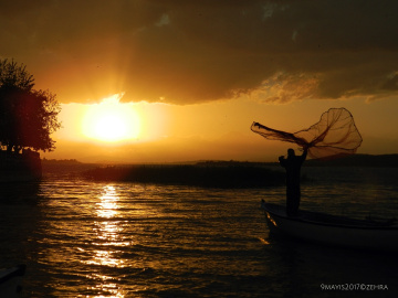 Gölyazı da   Gün Batımı