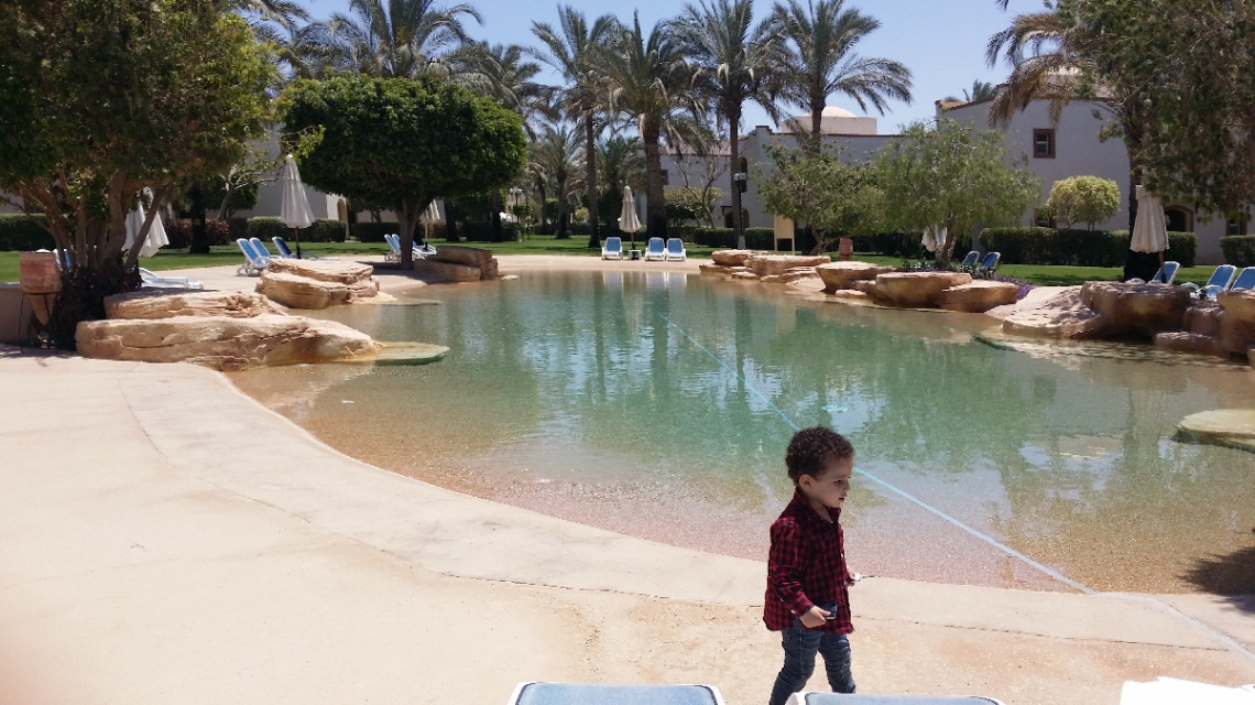 Egypt  - Alain Alsokhna - young tourist