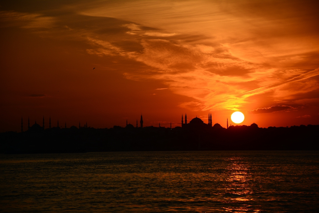 Tarihi Yarımadada Günbatımı
