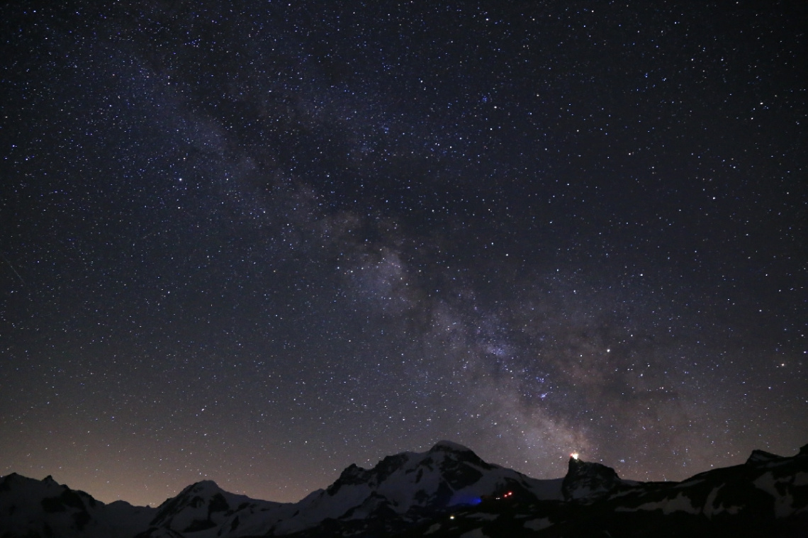 Purple milky way