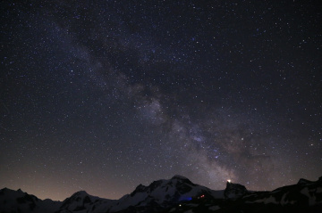 Purple milky way