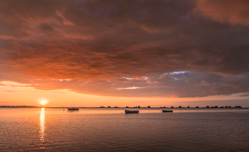 Sunset Heiligenhafen, Baltic Sea