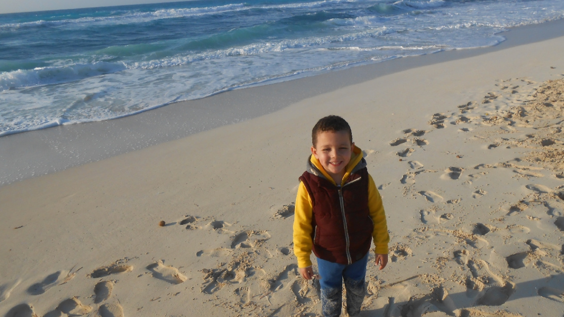 Egypt  - North Coast - grandson 