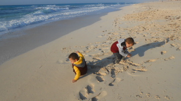 Egypt  - North Coast - grandsons 