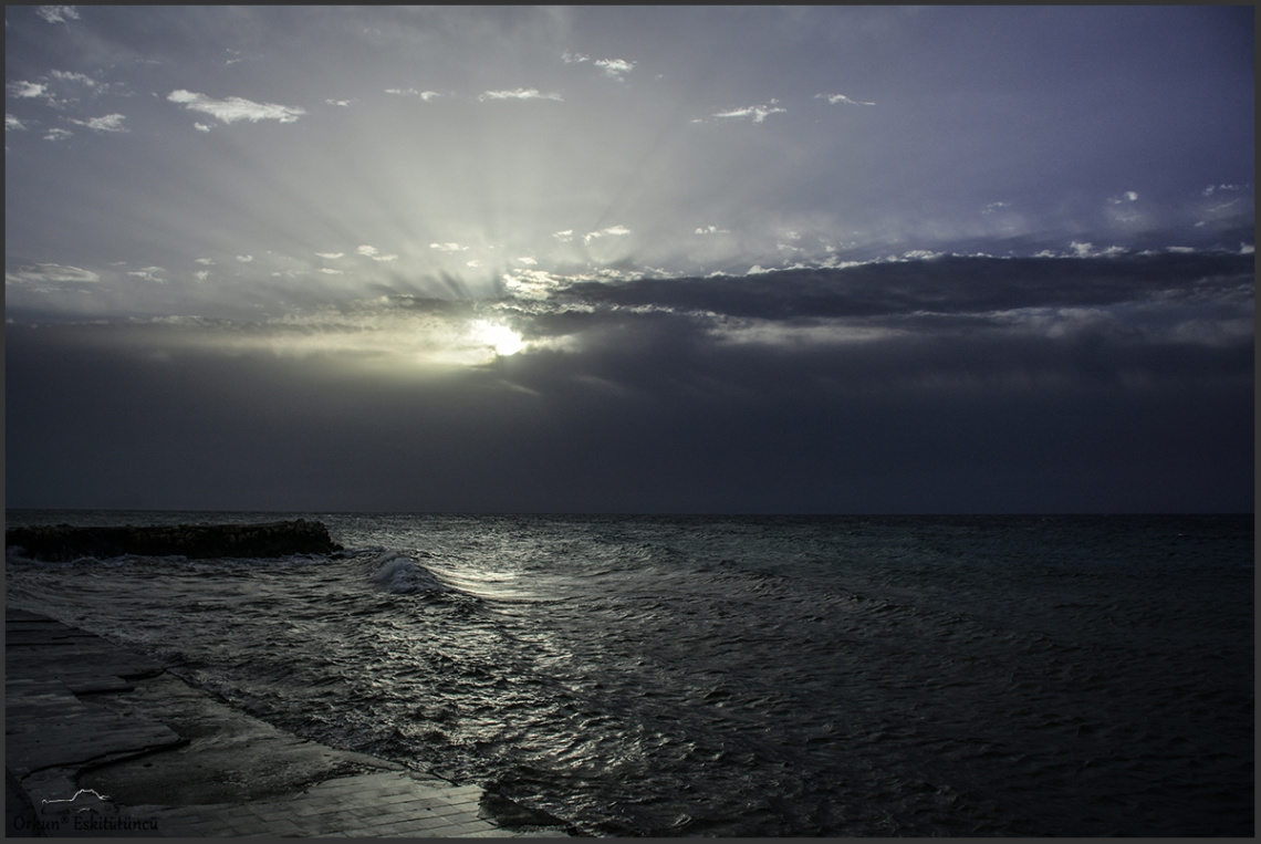 Sunrise over the sea