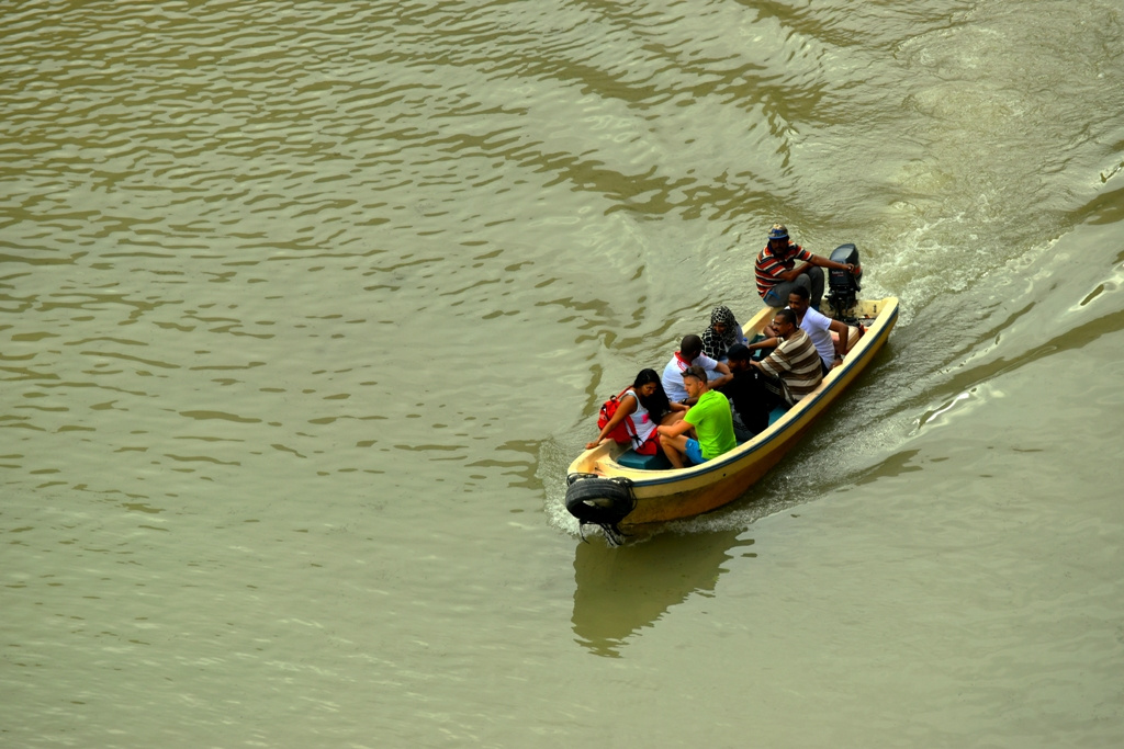 A journey by boat