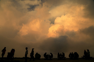 evening cloud