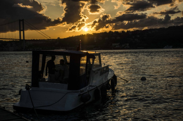 Çengelköy'de Günbatımı