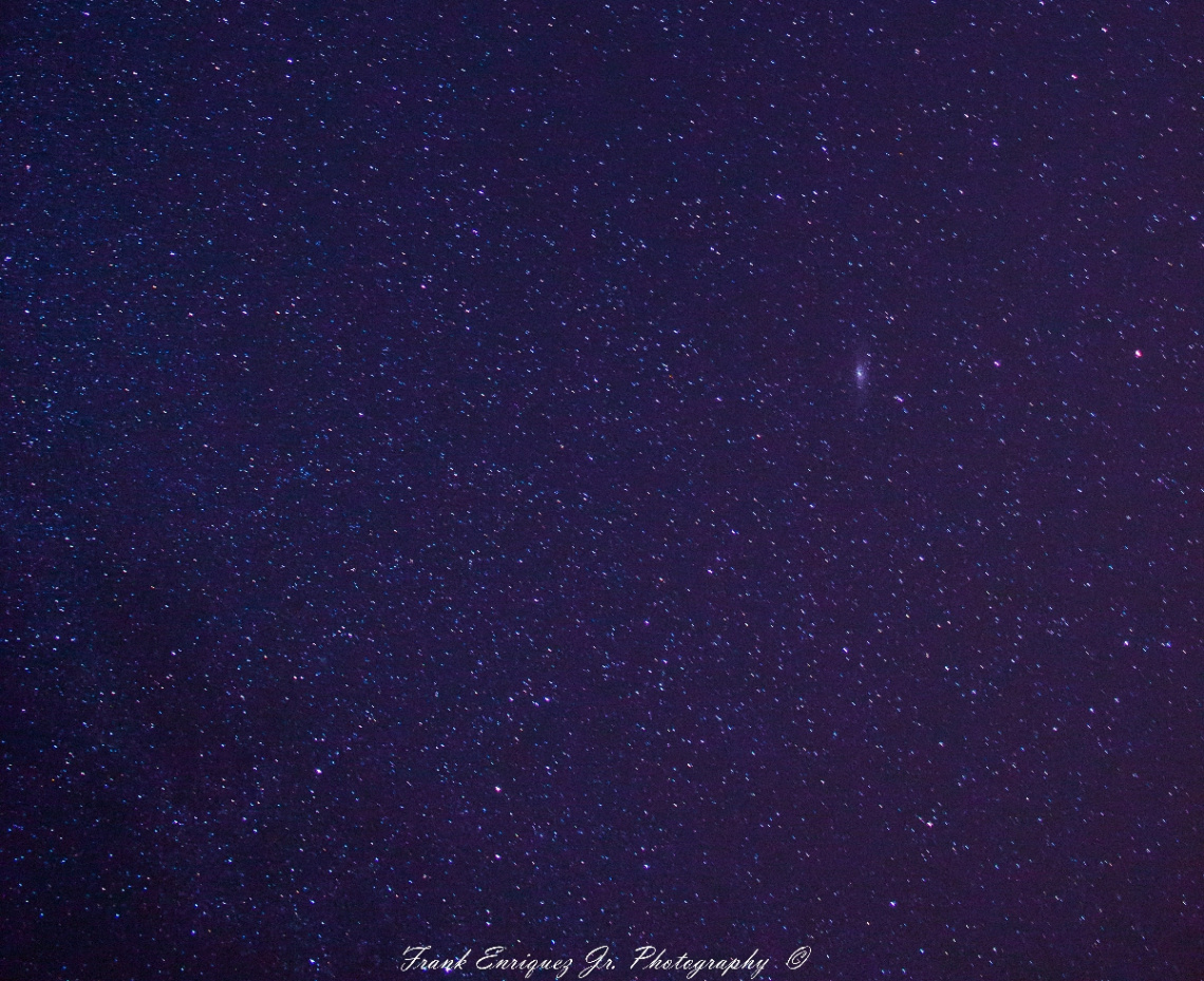 Andromeda Galaxy In The Far Distance