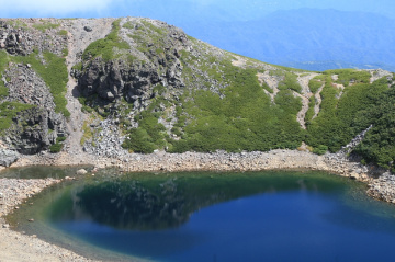 Blue lake