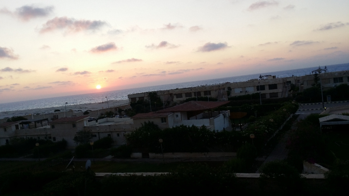 Egypt  - North coast  - sunset 