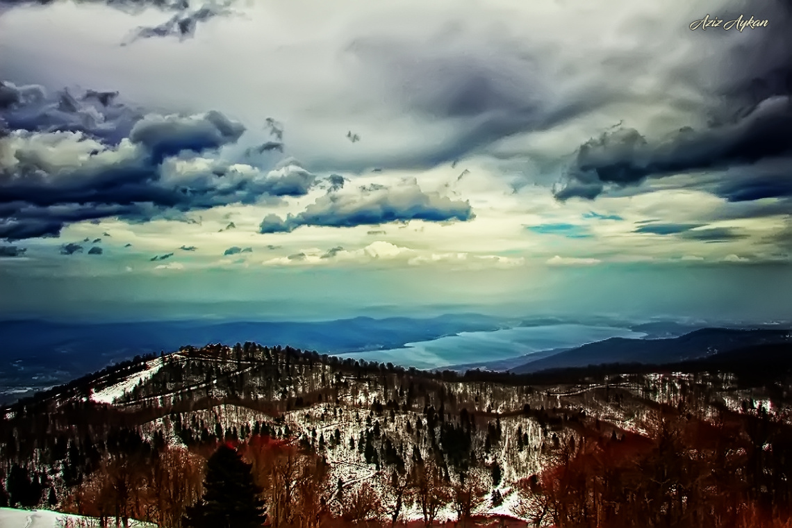 Kartepe Zirveden Sapanca Görünümü..