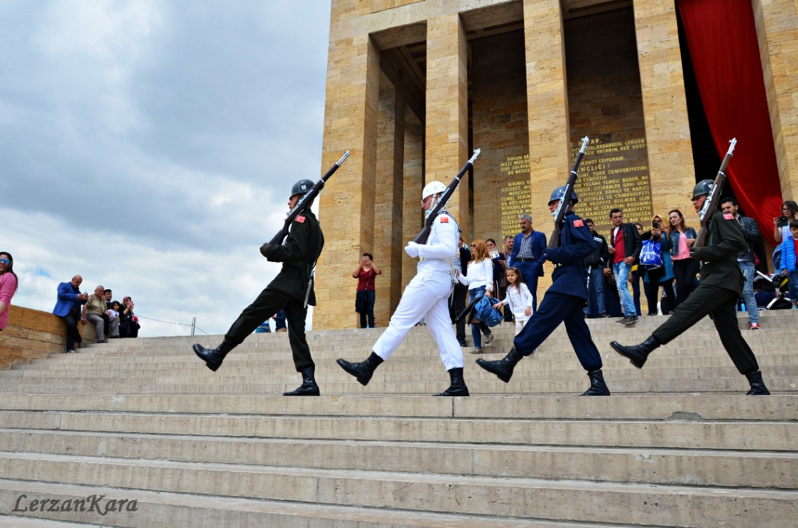 Anıtkabir de 
