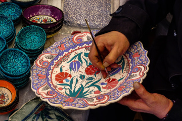 Çini Atelyeleri.İZNİK.