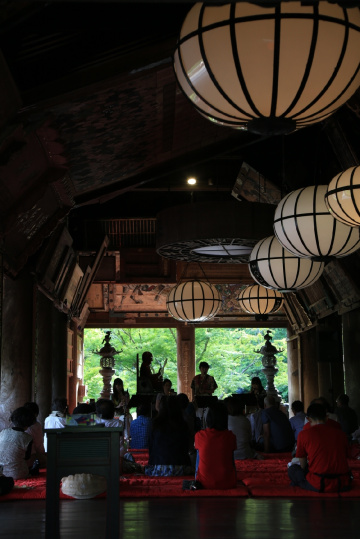 In the temple