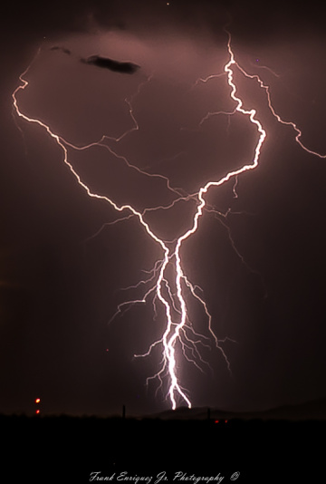 Electricity In A Desert Evening Summer Sky