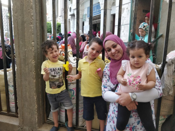 Family  after  the Eid Prayer 