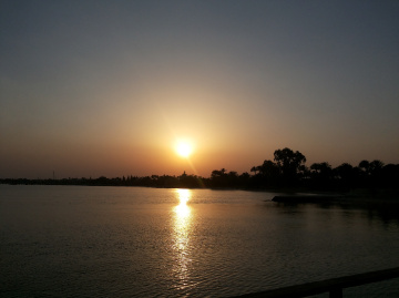 Egypt  - Ismaillia  - Sunset 