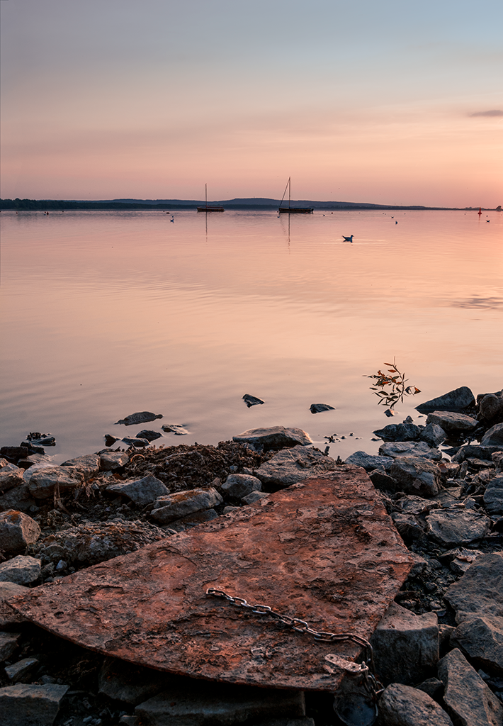 Sunset Steinhude Lake