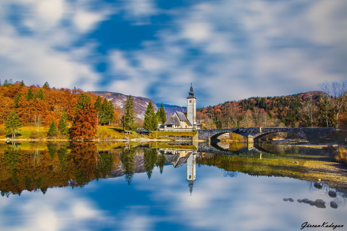 Lake Bohibj Slovenia
