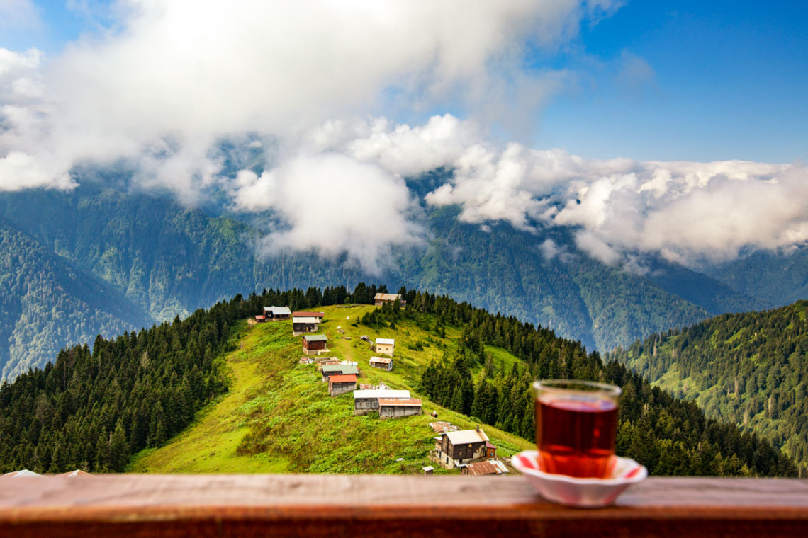 Pokut'ta çay keyfi