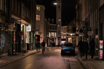 Streets Of Copenhagen - By Night 1