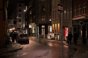 Streets If Copenhagen - By Night 6