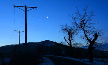 Venus, Moon, Jupiter