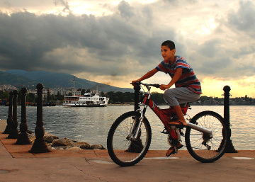 Bisikletli...
