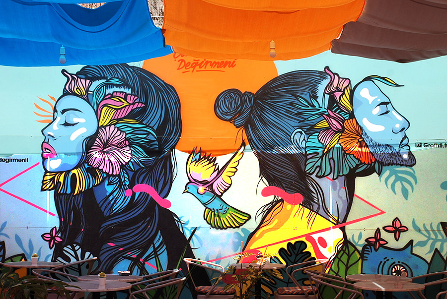 Balat'ta Sokak Grafiti...