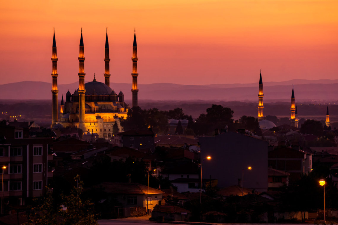 Edirne'de Akşam.