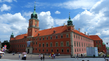 Royal castle in Warsaw.Polish