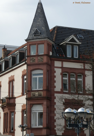 In the city center of Karlsruhe (Germany)