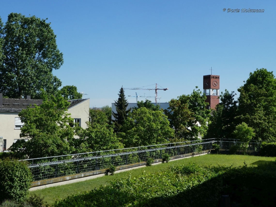 view from the balcony