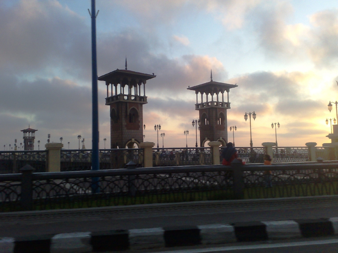 Egypt  - Alexandria - sunset