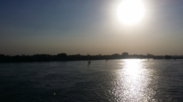 Egypt  - Cairo  - NILE RIVER  SUNSET 