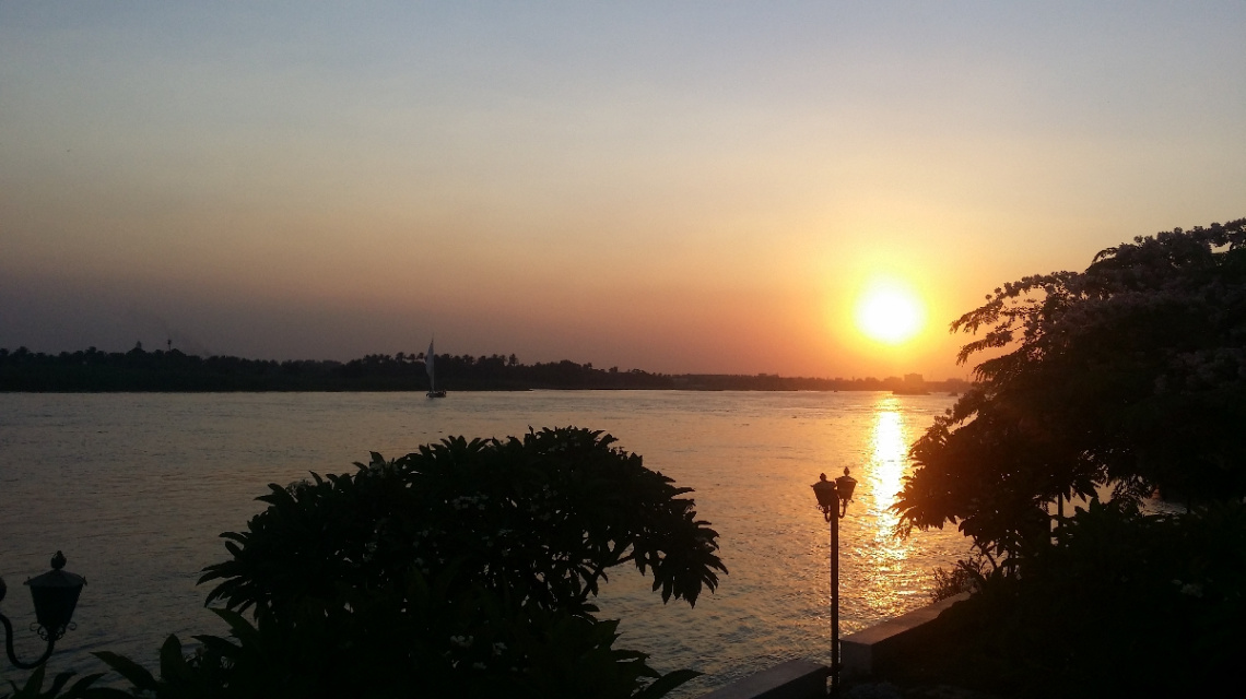 Egypt  -Cairo  - Nile River  - Sunset