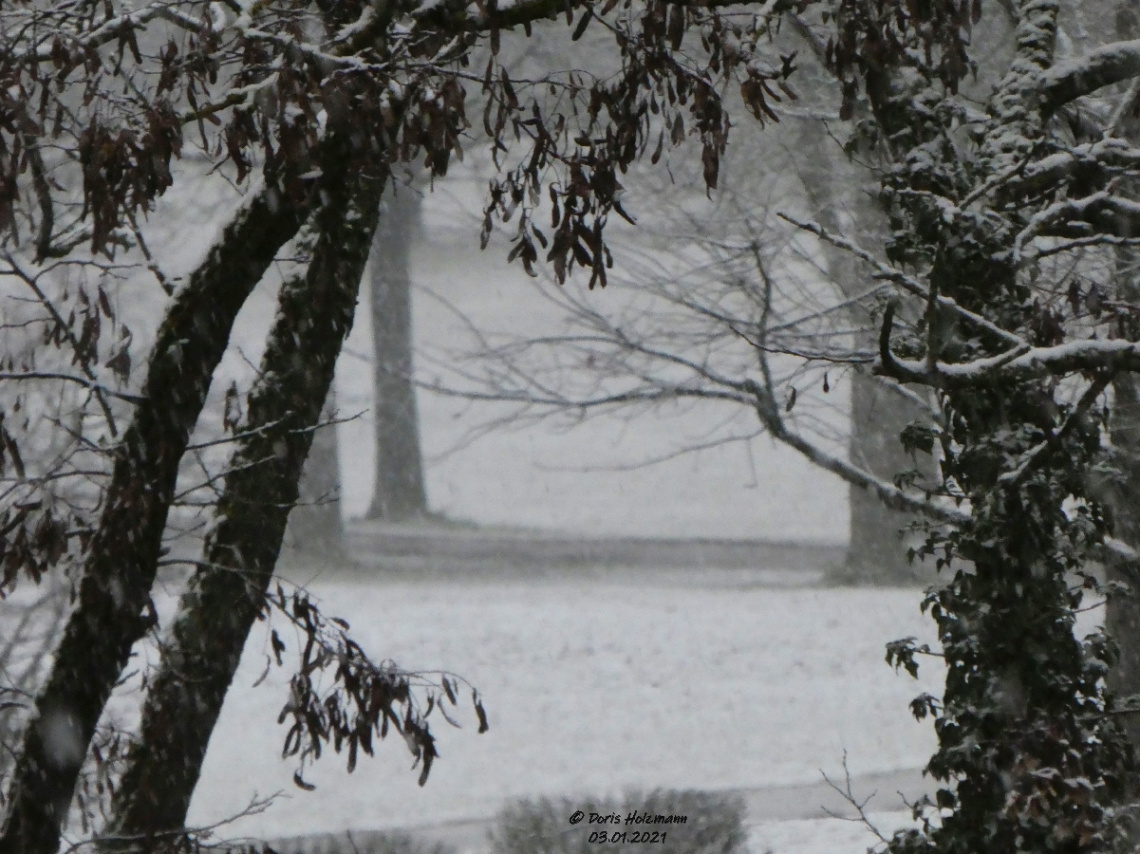 a little bit of snow