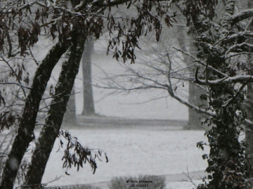 a little bit of snow