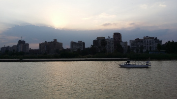 Egypt  - Nile River - Sunset 